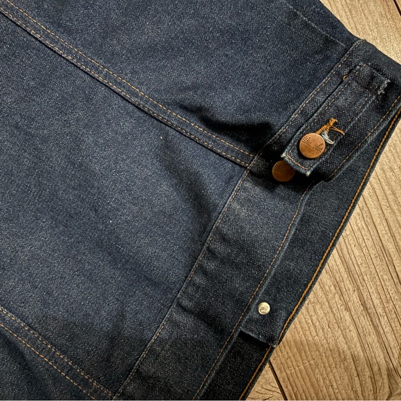 VINTAGE WRANGLERS RARE NEVER WORN 1970s DENIM TRUCKER JACKET LIKE NEW! Small - Picture 2 of 13